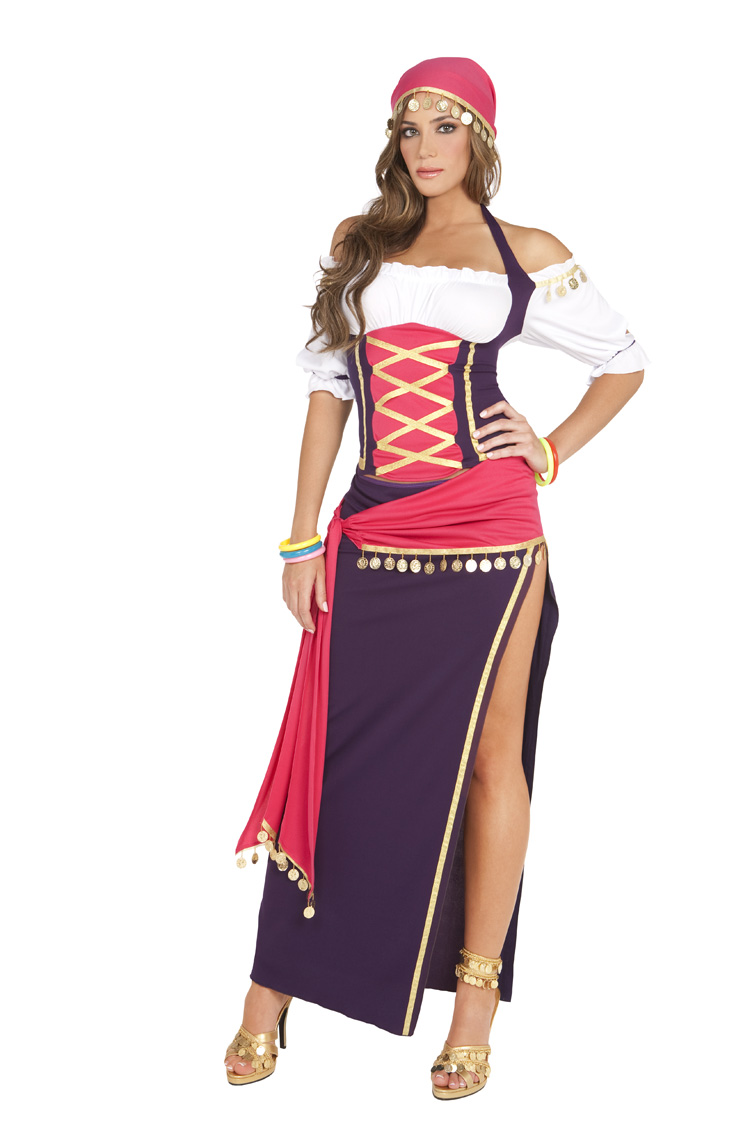 Gypsy Maiden 5 Piece Costume