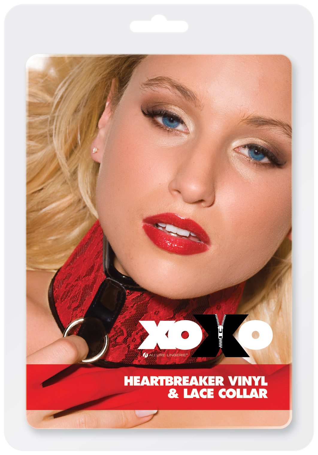 Heartbreaker Vinyl and Lace Collar