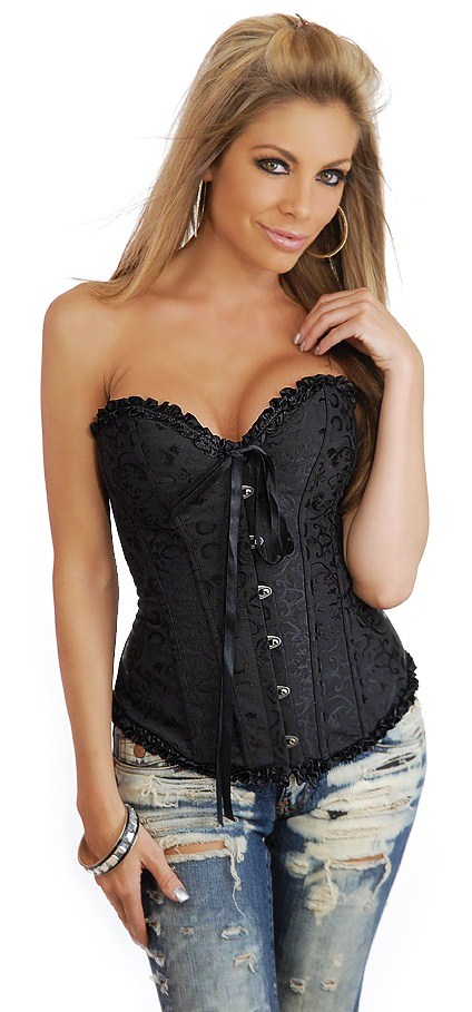 Embroidered Burlesque Corset