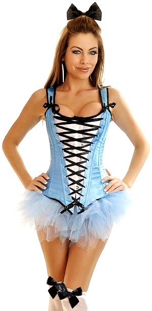 Sexy Alice Four Piece Costume