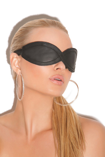 Leather Double Stitched Blindfold