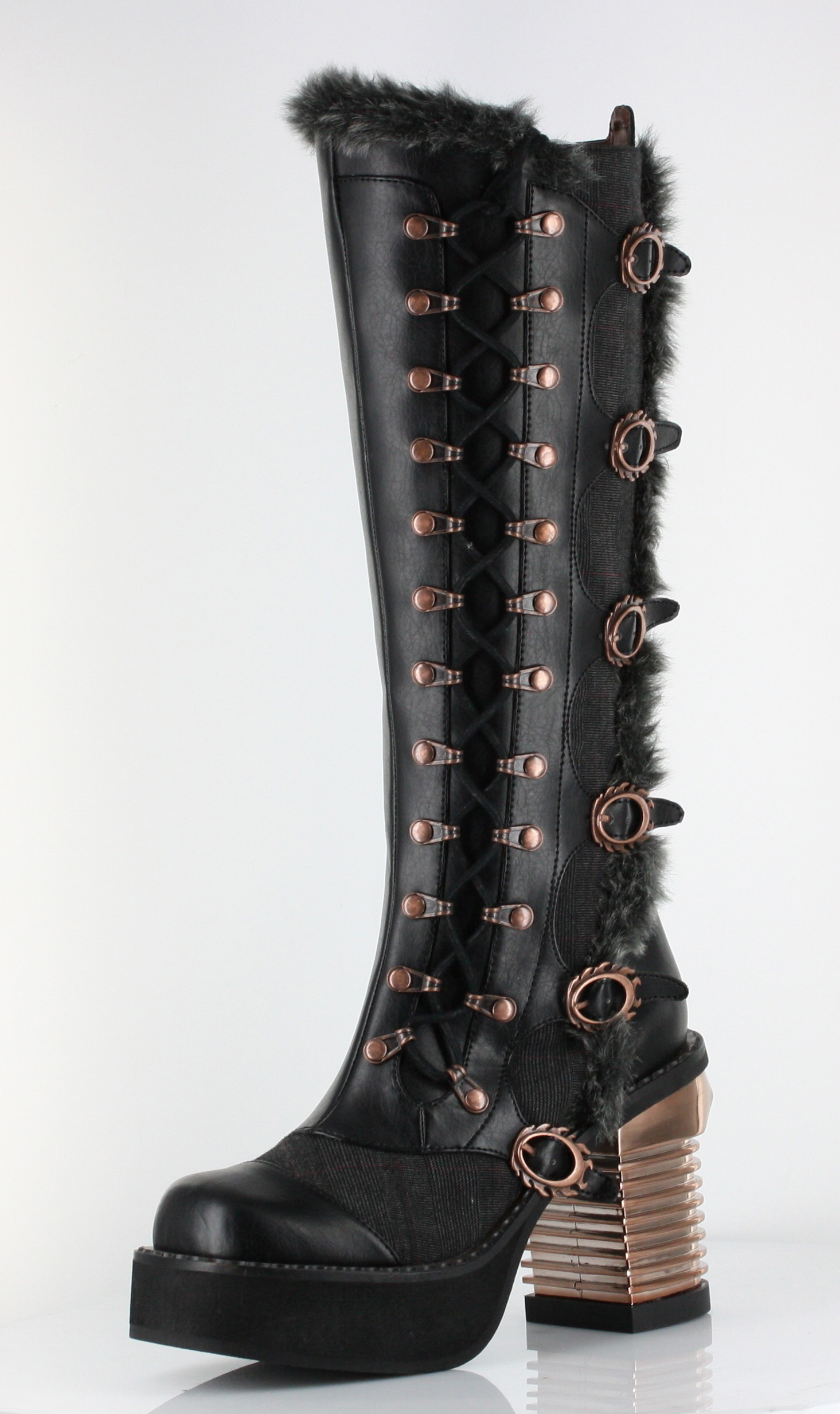 Langdon - Unisex Knee-High Platform Boot