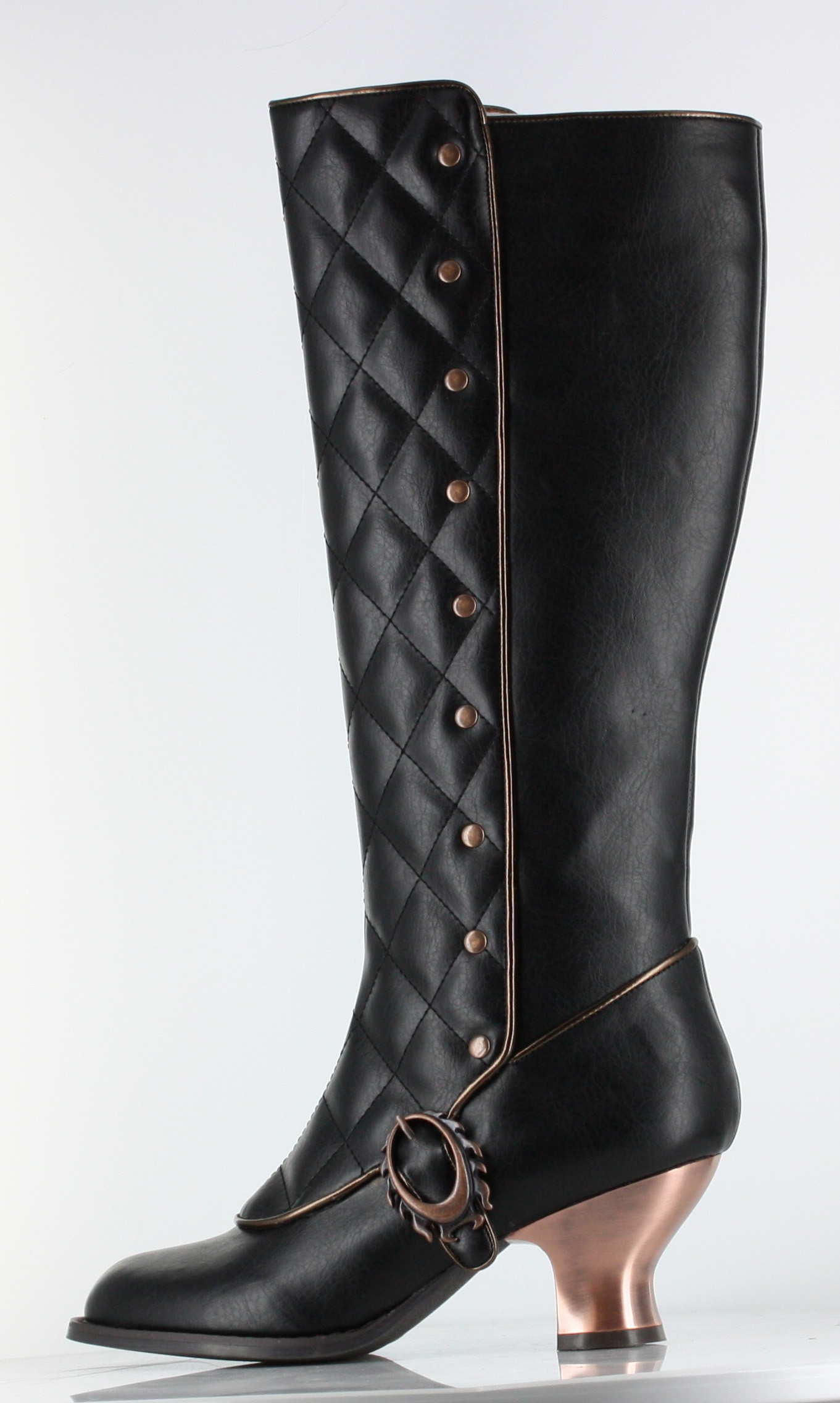 Victoriana - Steampunk Retro Knee Boot