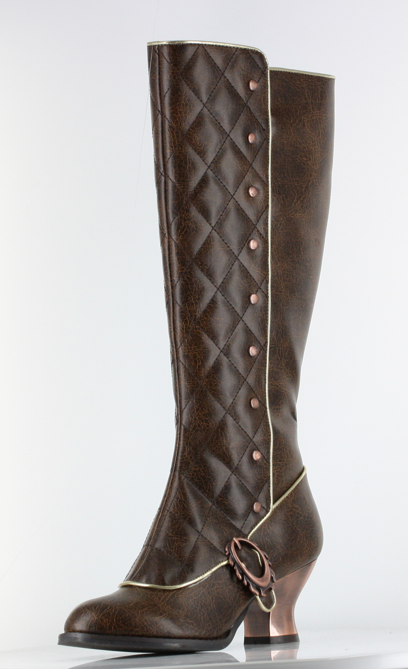 Victoriana - Steampunk Retro Knee Boot