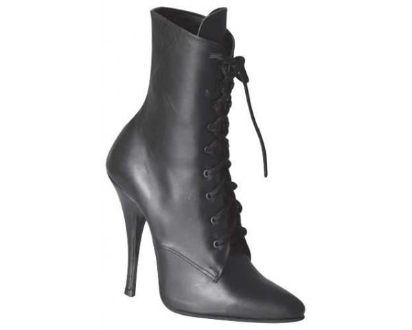 I Boot - 5 Inch Lace-Up Ankle Boot with Stiletto Heel